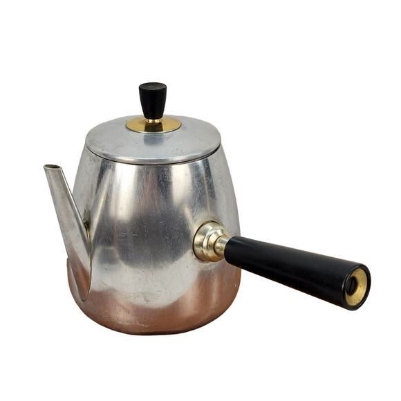 Vtg Elegance by Regal Ware Aluminum Melting Coffee Pot Tea Kettle Long Handle - Picture 2 of 6